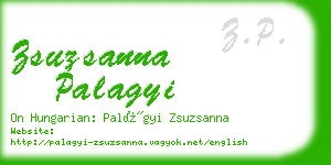 zsuzsanna palagyi business card